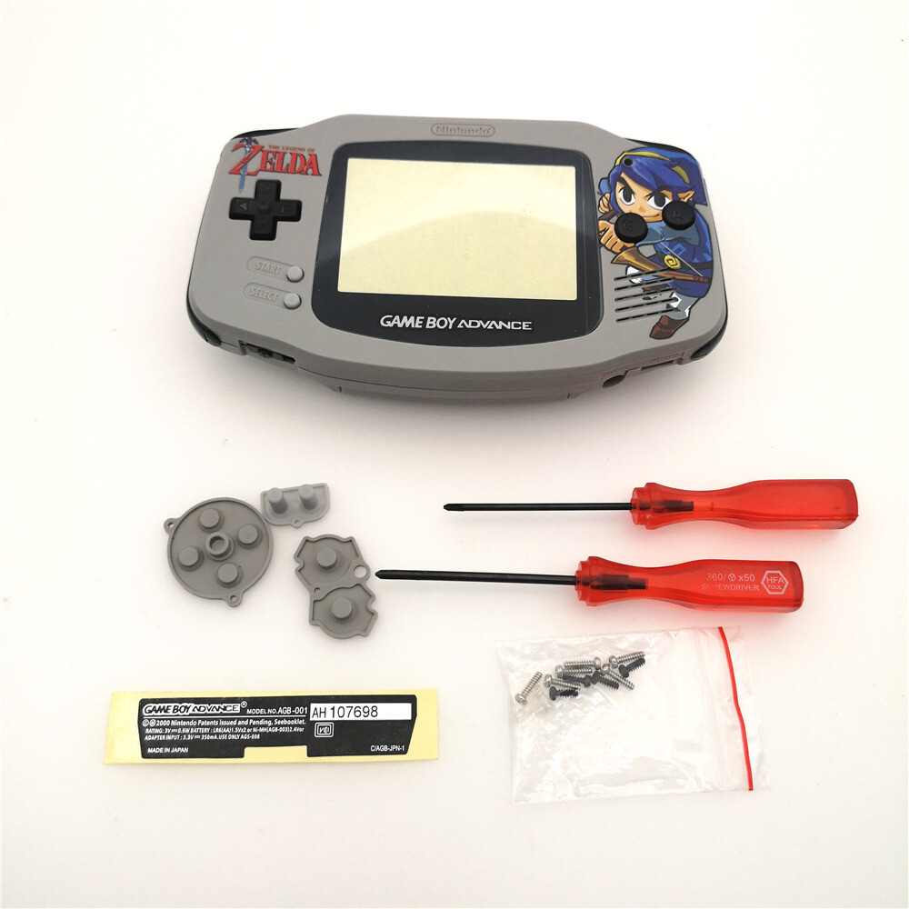 Limited Pattern Full Housing Shell Case for Nintendo Gameboy Advance GBA  -Gray - Main Image