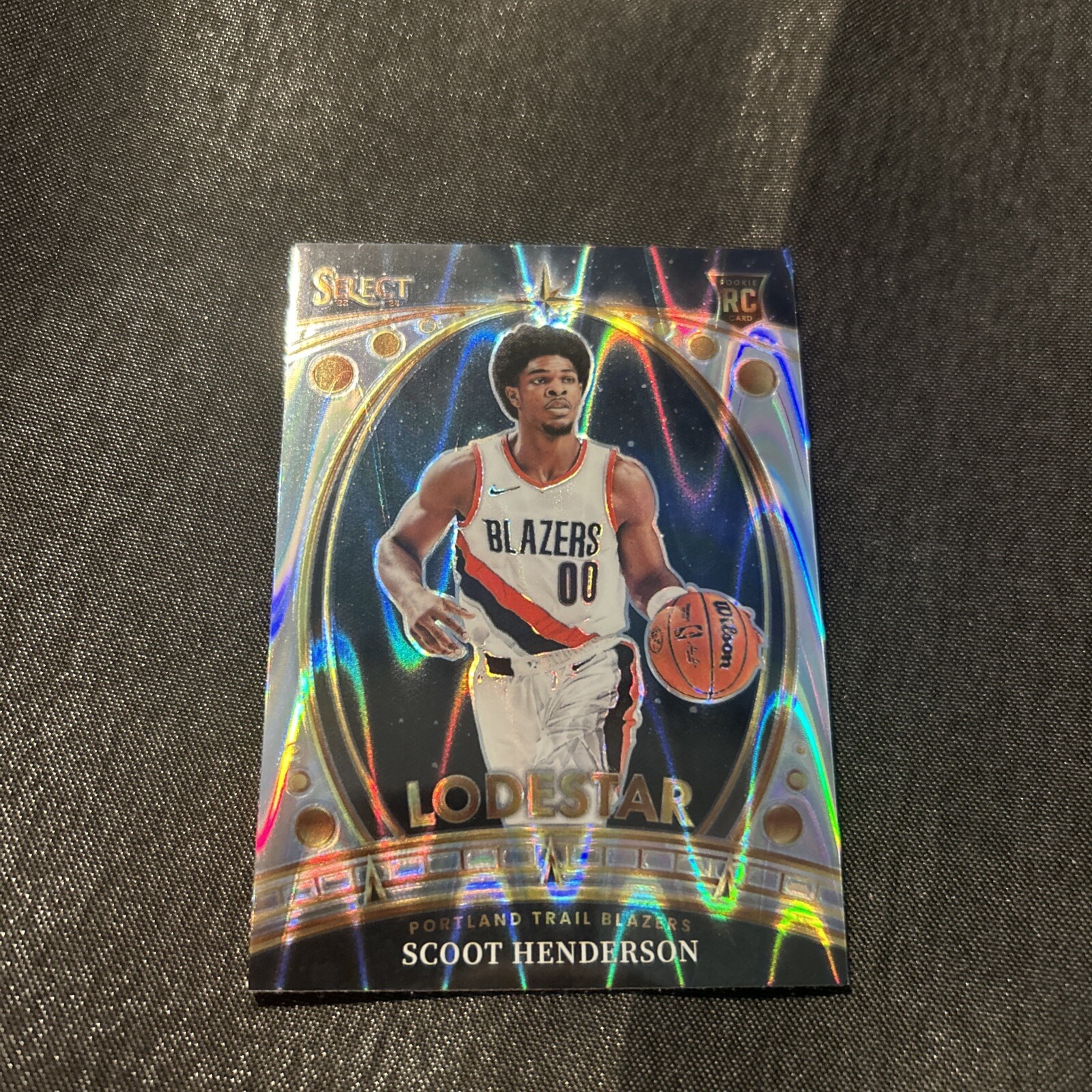 2023-24 Panini Select Scoot Henderson Lodestar Tectonic Prizm Rookie Card RC