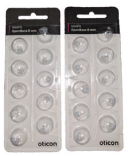 3 Pack 30 Total MiniFit 8mm OpenBass Domes For Oticon and Sonic Hearing Aids