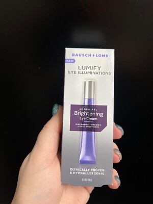 Bausch & Lomb Eye Illuminations Brightening Eye Cream 0.5 floz New