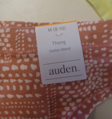 NEW Auden Women's Medium Thong Panties LOT OF 3 UNDERWEAR - Picture 11 of 11