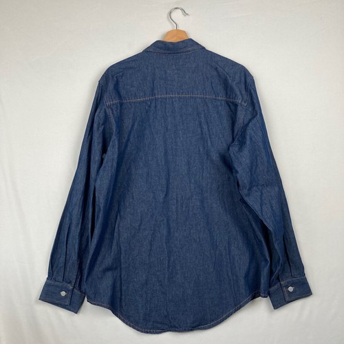 XLARGE CLOTHING Shirt Blue Collared Denim Button Up Shirt Men’s Sz XL Streetwear - Picture 2 of 7