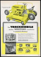 1951 Whiting Trackmobile train track vehicle photo vintage print ad