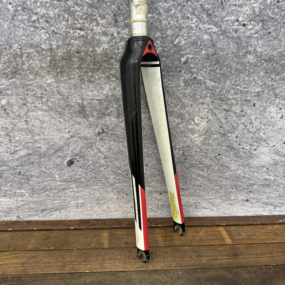 Specialized Langster 700c Carbon Road Fork 1 1/8 In 28.6mm Steerer Black Red - Image 2 of 4