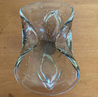 Vintage Murano Controlled Bubble Art Glass Handblown Folded Leaf Dish — photo 7
