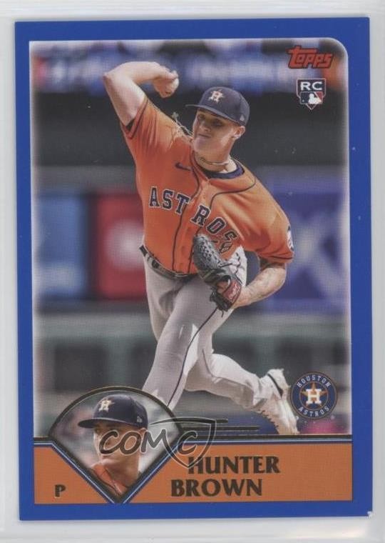 2023 Topps Archives 2003 Topps Hunter Brown #273 Rookie RC 12g7