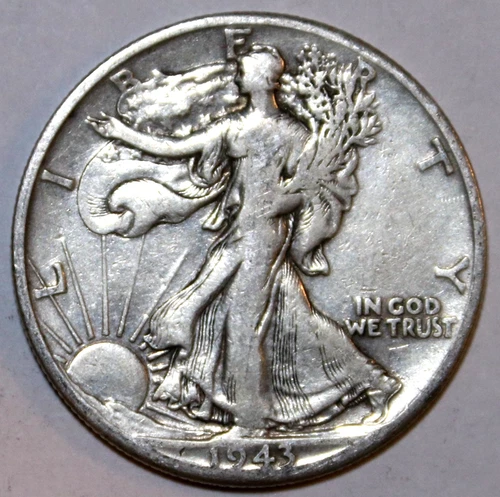 1943- D Walking Liberty Silver Half Dollar - Extra Fine - #0534EC