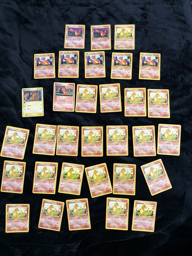 Vintage Charmander And Charmeleon Collection - 3 1st Edition Cards - 29 ...