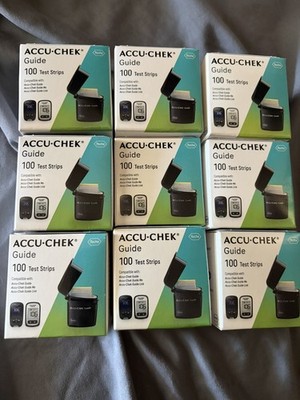 Accu-Chek Guide Test Strips - 9Boxes of 900  strips expire  10/2027