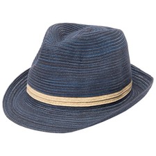 Womens Mixed Braid Fedora