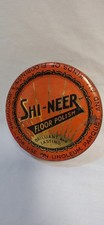 VINTAGE SHI-NEER SHINEER FLOOR POLISH HOUSEHOLD ADVERTISING TIN BOX