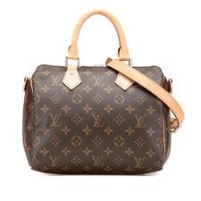 Louis Vuitton Speedy Bandoulière 25 Monogram Canvas Shoulder Bag #R914018