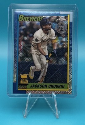 Topps Series 1 Jackson Chourio 1990 Topps Chrome Silver Pack #T90C-41