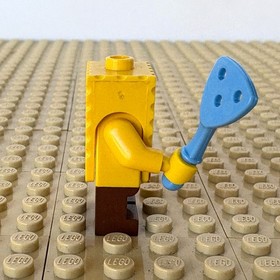 LEGO SpongeBob: Shocked SpongeBob, SPATULA, bob007, 4981, CHUM BUCKET, 2007