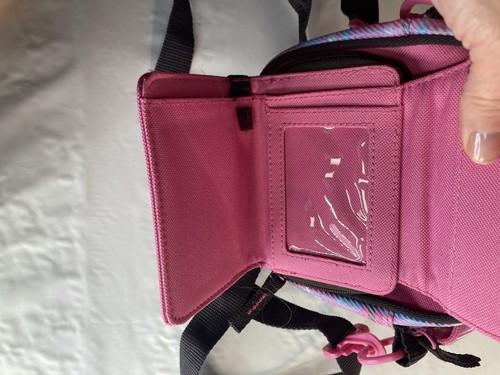 2008 Hello Kitty Sanrio Collectible Crossbody Bag Pink Blue Plaid Preppy Cute - Picture 8 of 8