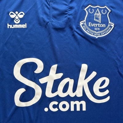 Hummel 2023-24 Everton FC Home Jersey Shirt Size US S / EU M New
