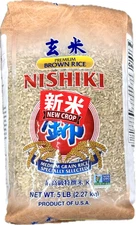 5 lb Nishiki Premium Brown Rice (New Crop) – Medium Grain, Non GMO, USA