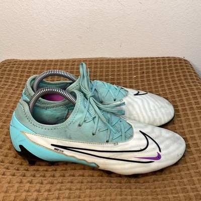 Nike Phantom GX Pro FG Mens 7.5 White Hyper Turquoise Soccer Cleats DD9463-300