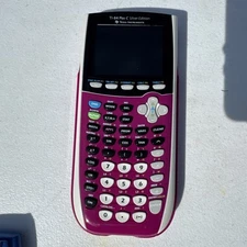 Texas Instruments TI-84 Plus C Silver Edition Graphing Calculator - Pink