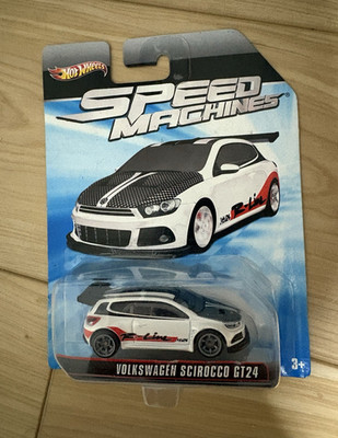 Hot Wheels Speed Machines Volkswagen Scirocco GT24 White 1:64 Diecast 2010