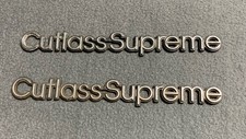 1993-1997 Oldsmobile Cutlass Supreme Car Emblem Badge Logo Oem Set Usa Vintage