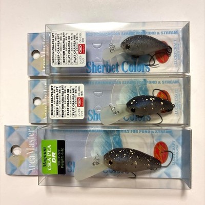 Lucky Craft Cra-Pea Goma Sherbet III Lure Set (Deep/Bottom/Magnum DR) JDM