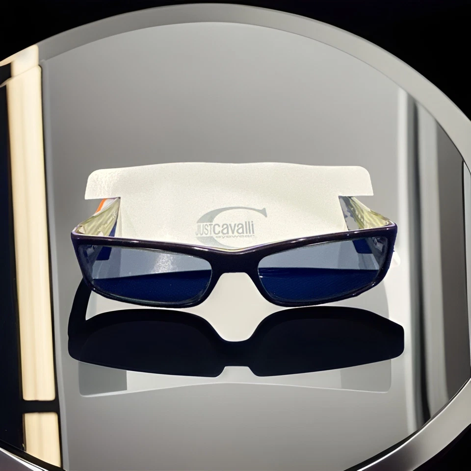 Gafas Just Cavalli para mujer marco marrón y verde humo moda diseñador $389 Foto 2 de 4