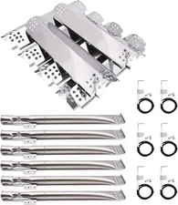 Gas Burners Heat Plates Igniters Kit for Nexgrill 720-0898 Expert Grill 720-0969