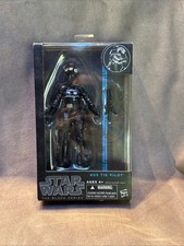 Qty  1  - Star Wars Black Series Blue Line Tie Pilot 6  Action Figure  05 NEW
