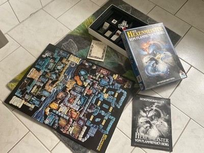 Schmidt Spiele Der Hexenmeister Vom Flammenden Berg Fantasy Brettspiel 1986