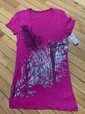 nollie pacsun M Womens Tshirt Thin Stretchy New Pink