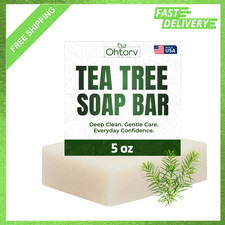 Tea Tree Soap, Natural Defense Tea Tree Oil Wash Bar, Face and Body, Acne Fight