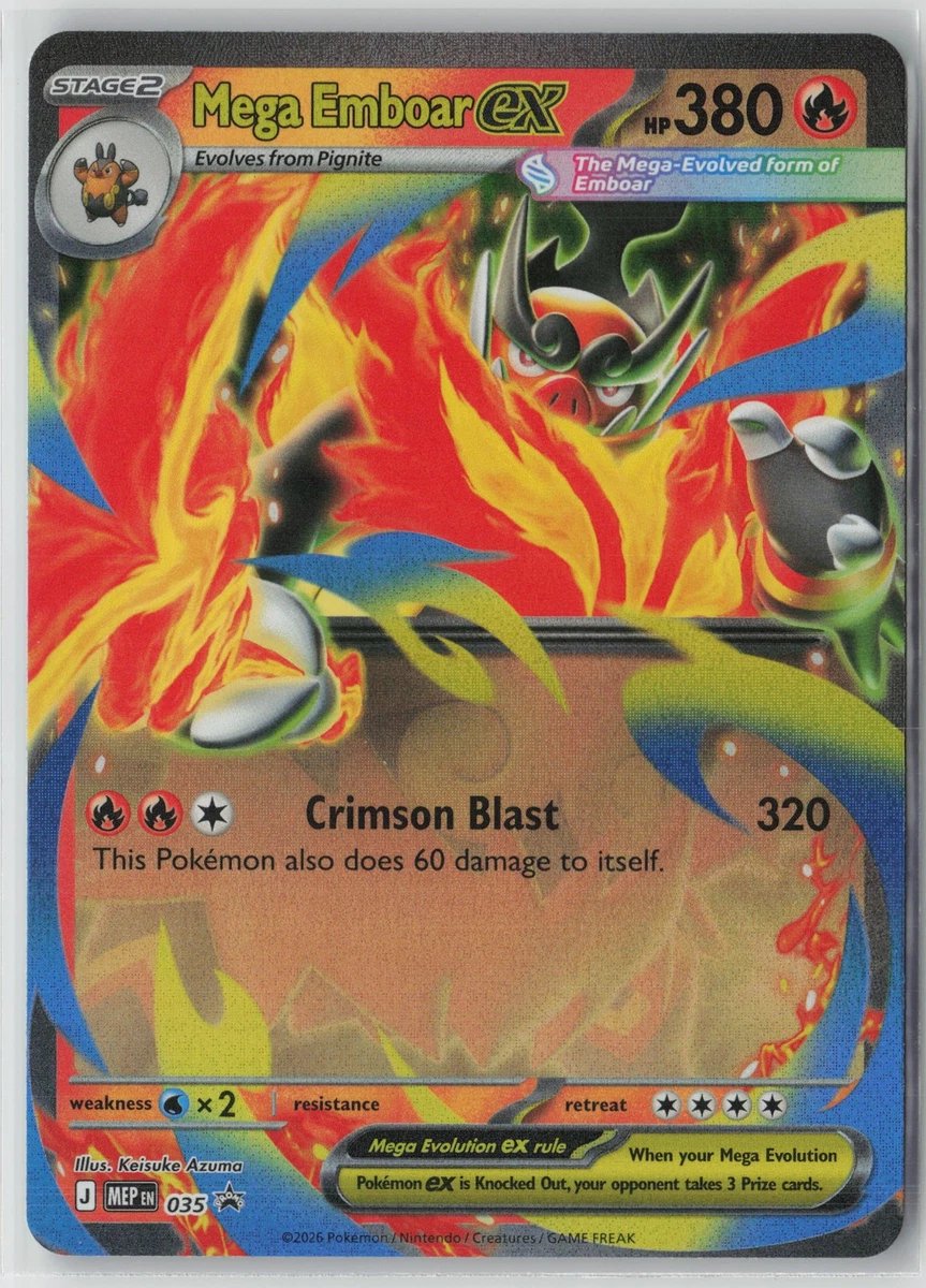 2025 ポケモン MC JP MEGA EMBOAR ex PSA10 Mega Emboar ex SAR 762/742 The Start Deck 100 Battle Collection