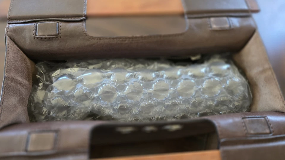 Bolso de Mano Dolce & Gabbana Vintage Cuero Marrón Asa de Madera**Envío Gratis Foto 4 de 4