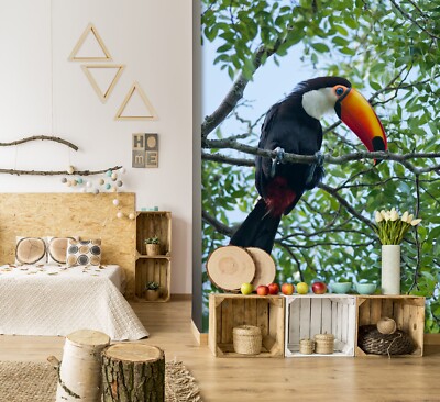 3D Branches Bird G6906 Wallpaper Wall Murals Removable Self-adhesive Honey