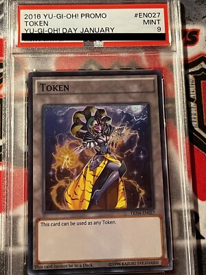 YUGIOH Mithra Yu-Gi-Oh Day January 2016 Token (TKN4-EN027) Super Rare PSA 9  | eBay