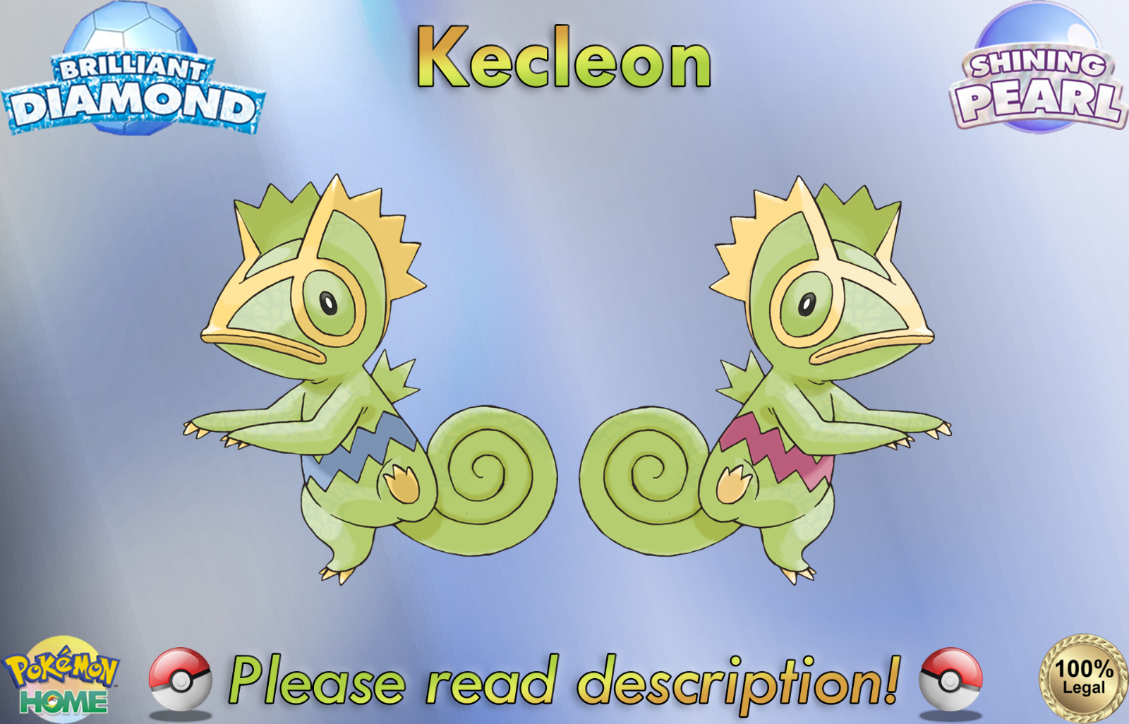 Pokemon Shiny Kecleon Mini P T C 60k