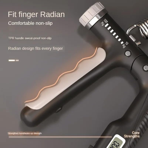 Verstellbarer Handgreifer Verstärker 22-220Lbs, Unterarm- & Grifftrainer - Bild 7 von 12