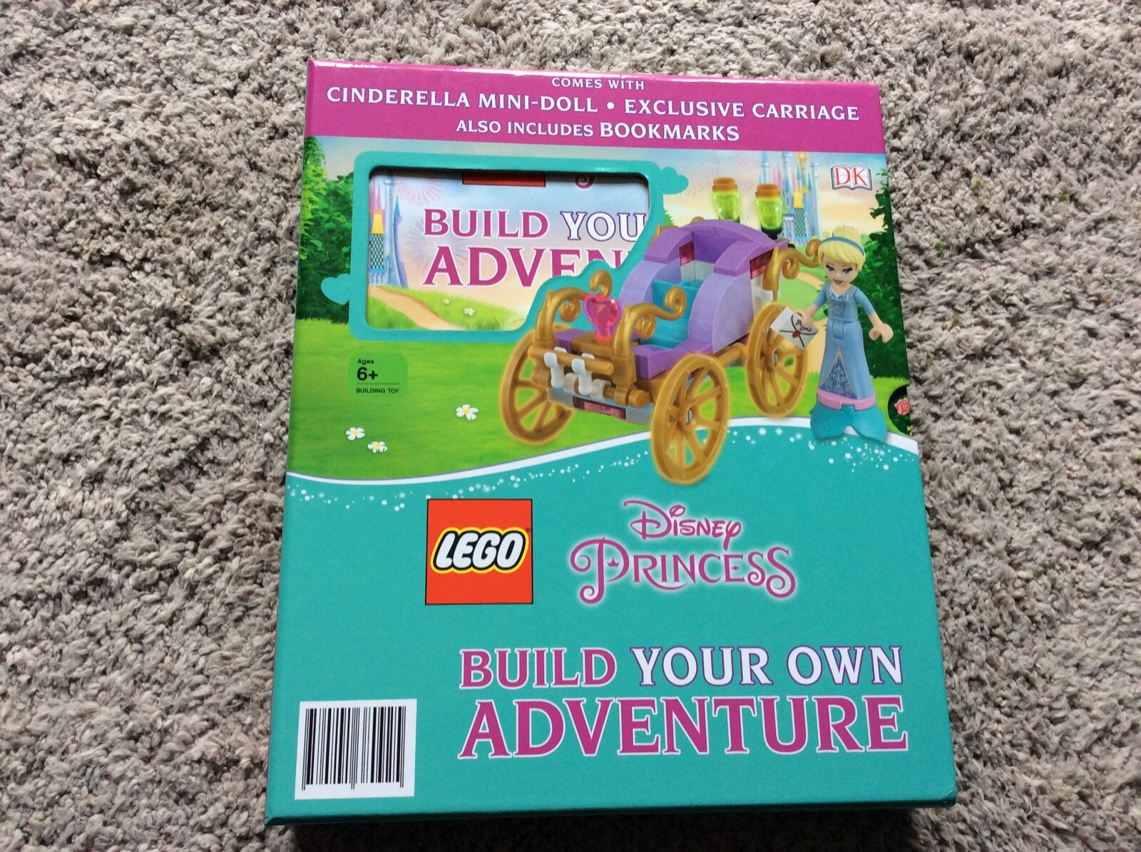 New Lego Disney Princess Build Your Own Adventure - Book Bricks Cinderella