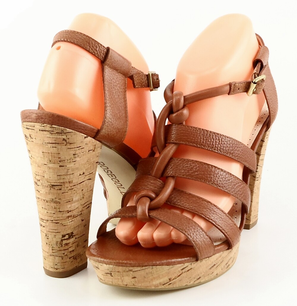 orange designer sandals
