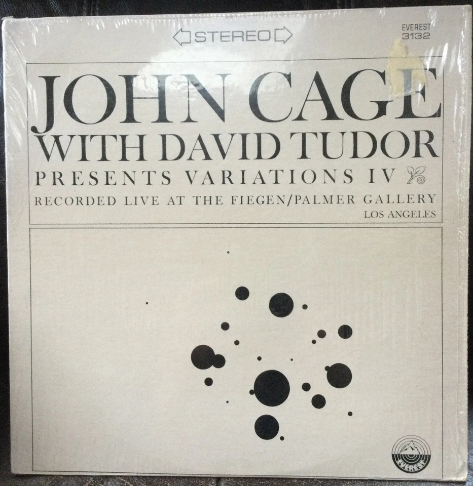 JOHN CAGE Variations IV with David Tudor Recorded Live 1965 LP. Everest 3132 NM - Image 2 of 4