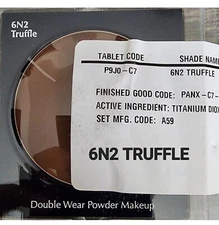 Estee Lauder Double Wear Stay in Place Matte Powder Foundation 6N2 TRUFFLE REFIL