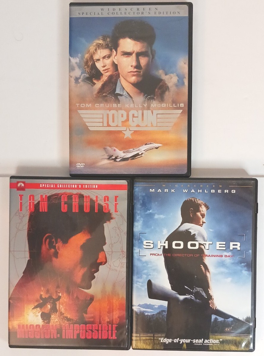 DVD Action Top Gun Shooter Mission Impossible Tom Cruise