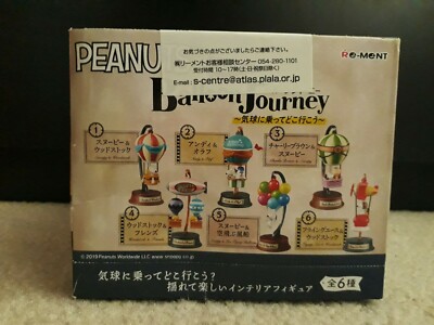 Re-Ment - Snoopy's Balloon Journey - 6 boxes - Complete set - New