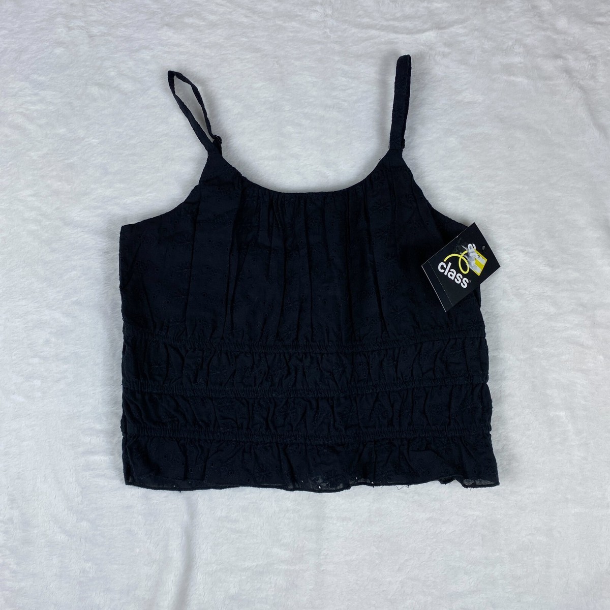 トップス ASCII ART CROPPED CAMISOLE BLACK トップス ASCII ART CROPPED CAMISOLE BLACK Art Class Cropped