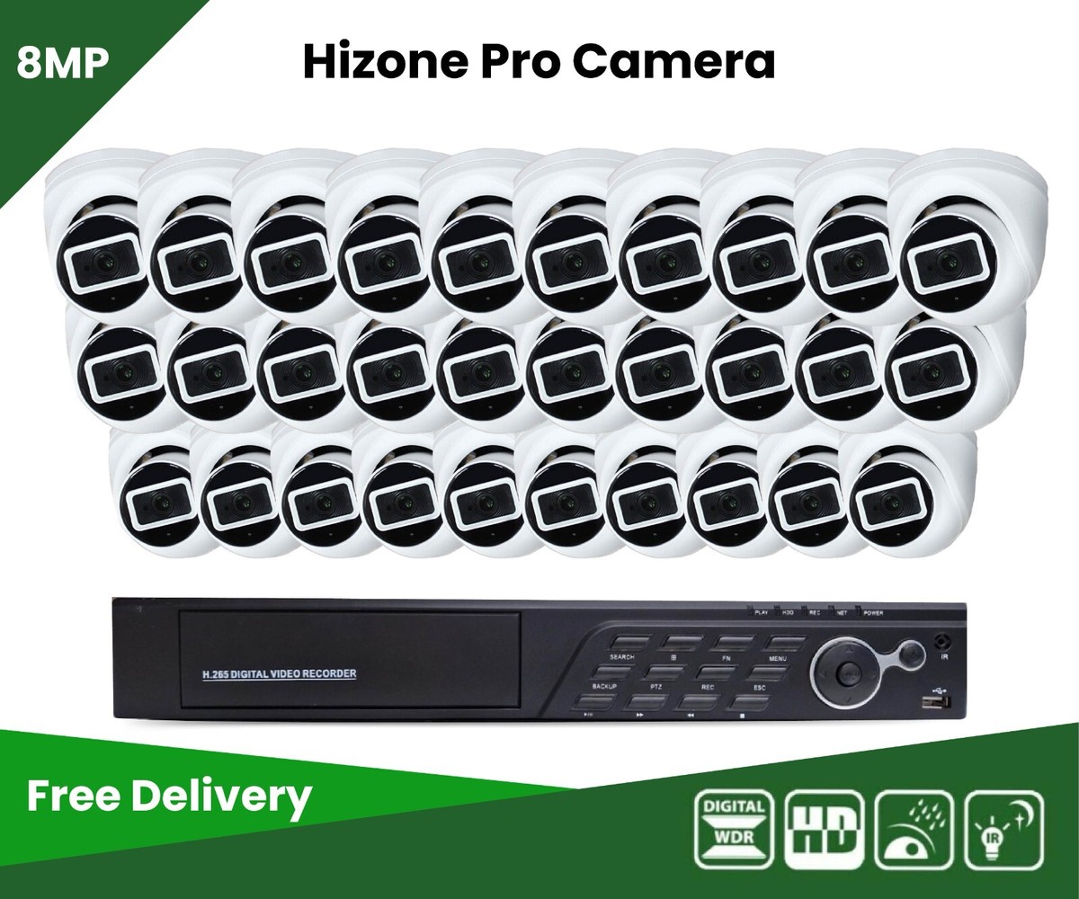 CCTV Camera System FULL HD 4K DVR Hard Drive Outdoor Home/Office