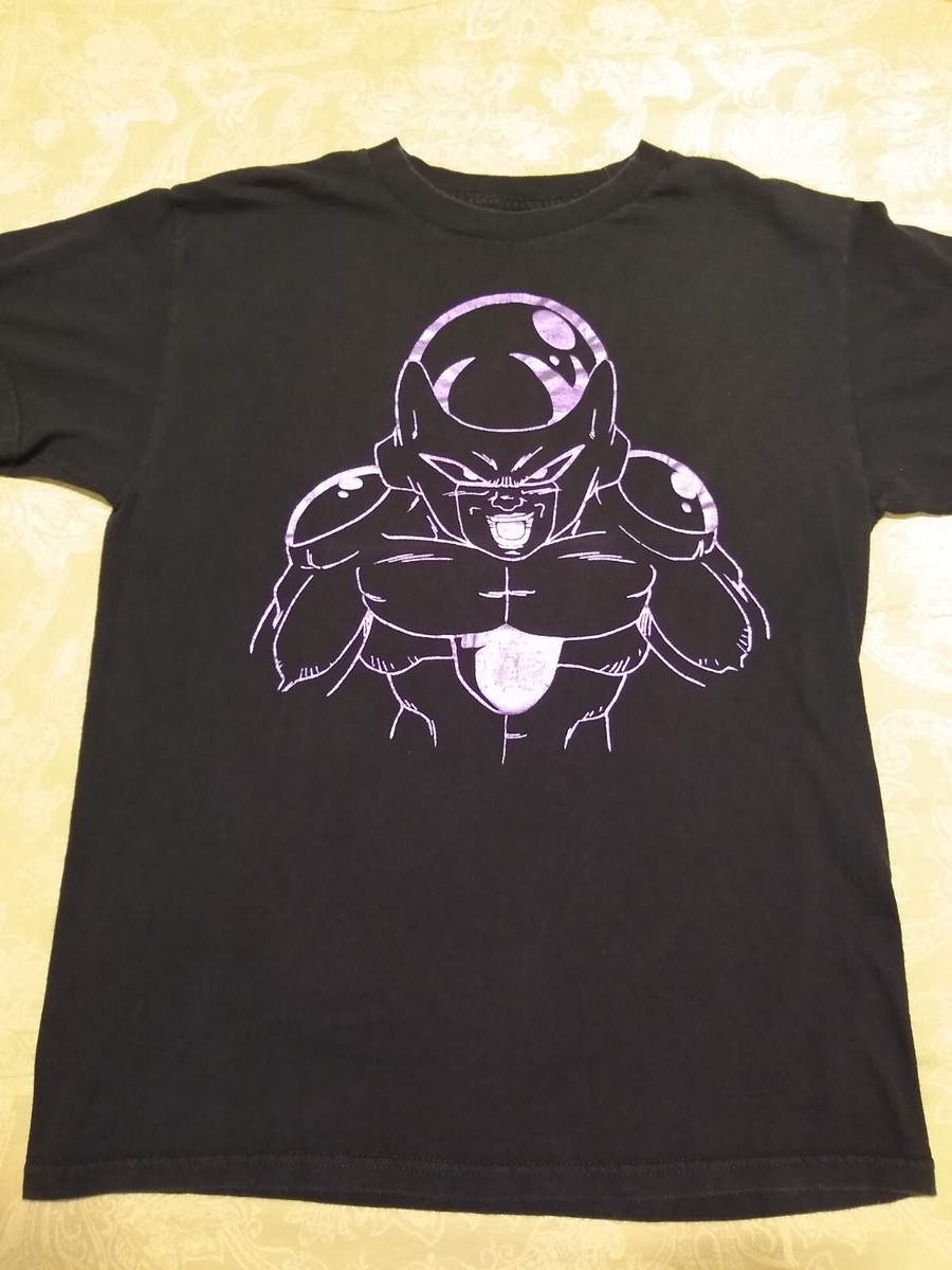 Dragon Ball Z Ripple Junction Frieza Black Purple Metallic Shirt