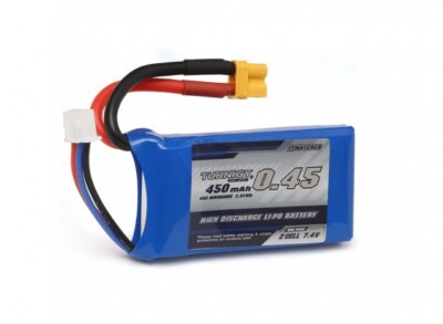 Turnigy 450mAh 2S1P 7.4V LiPo Battery 45C 90C (XT30 Connector)