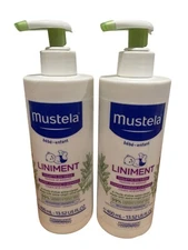 2 pack Mustela Liniment Cleansing Lotion for Children from Birth 400 Ml