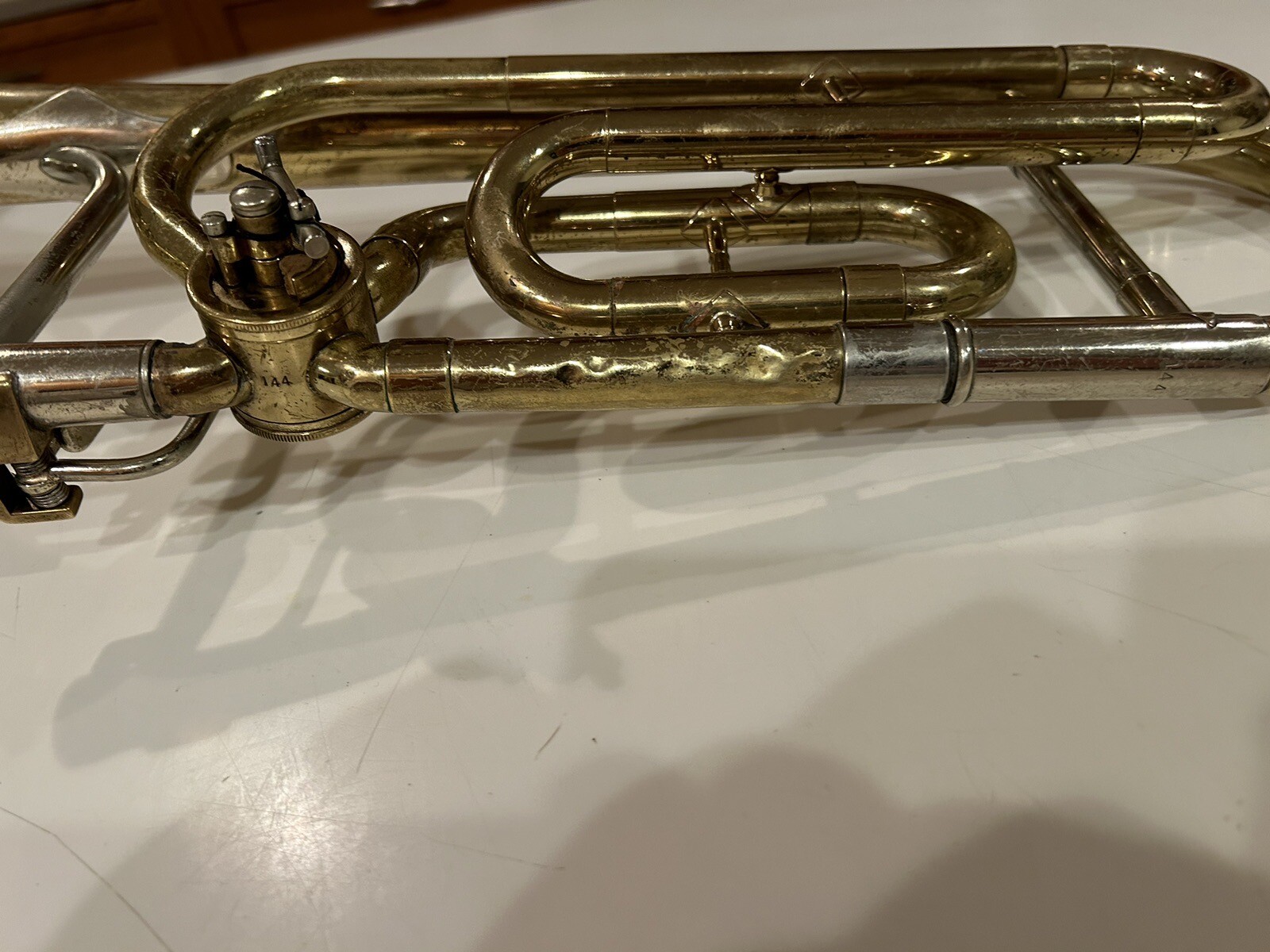King USA MUSICAL INSTRUMENT 5B F Attachment BASS Trombone eBay